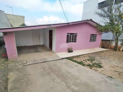 Casa em condomínio fechado com 3 quartos para alugar na rua jasmim, 178, campina da barra, araucária, 143 m2 por r$ 900