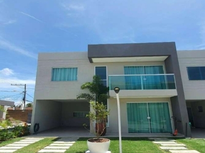 Casa em condomínio fechado com 3 quartos para alugar na rua vila praiana, 01, ipitanga, lauro de freitas, 123 m2 por r$ 3.413