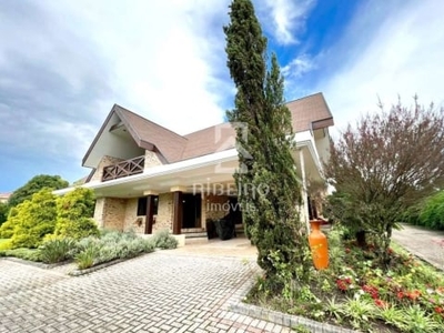 Casa em condomínio fechado com 5 quartos à venda na das cerejeiras, 26, campo largo da roseira, são josé dos pinhais por r$ 3.000.000