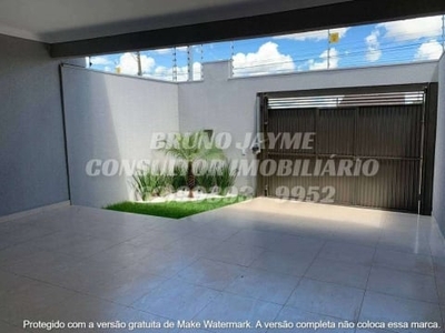 Casa para venda possui 126 metros quadrados com 3 quartos em anápolis city - anápolis - go