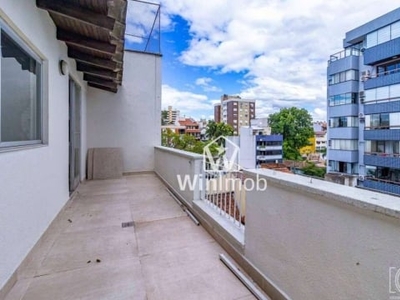 Cobertura com 2 dormitórios à venda, 110 m² por r$ 429.000,00 - cristo redentor - porto alegre/rs