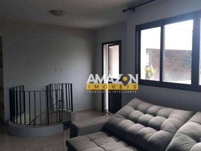 Cobertura com 3 dormitórios, 107 m² - venda por r$ 480.000,00 ou aluguel por r$ 3.540,00/mês - centro - taubaté/sp