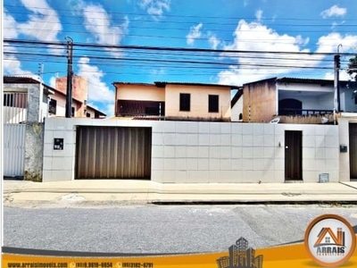 Linda casa no bairro montese 5 dormitórios, 324 m² - venda ou aluguel - vila união - fortaleza/ce