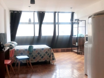 Lindo studio/kitnet para alugar no centro histórico de são paulo