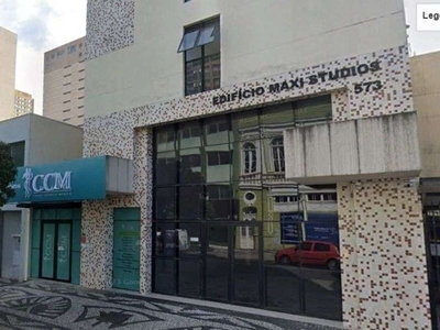 Studio com 1 dormitório para alugar, 28 m² por r$ 1.710,00/mês - centro - curitiba/pr