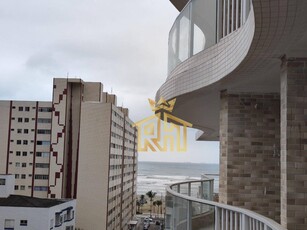 Apartamento em Vila Guilhermina, Praia Grande/SP de 109m² 3 quartos à venda por R$ 824.000,00