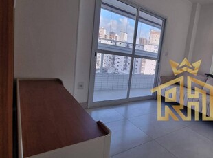 Apartamento em Vila Guilhermina, Praia Grande/SP de 54m² 1 quartos à venda por R$ 369.000,00