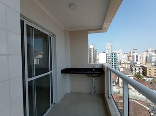 Apartamento em Vila Guilhermina, Praia Grande/SP de 63m² 2 quartos à venda por R$ 459.000,00