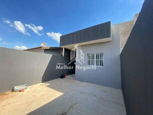 Casa em Jardim do Trevo (Nova Veneza), Sumaré/SP de 90m² 2 quartos à venda por R$ 298.000,00