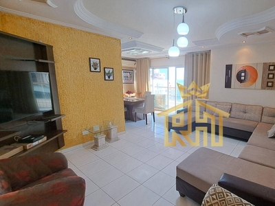 Apartamento em Vila Tupi, Praia Grande/SP de 137m² 3 quartos à venda por R$ 649.000,00