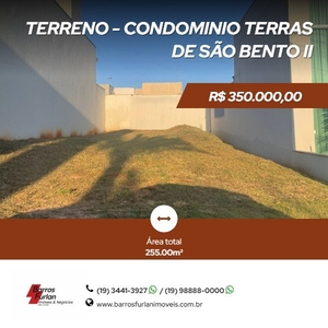 Terreno - Limeira, SP no bairro Terras de São Bento II