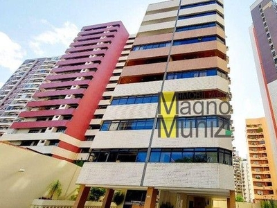 Apartamento com 3 dormitórios para alugar, 150 m² por R$ 2.992,13/mês - Meireles - Fortale