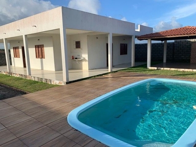 Casa 3 quartos, piscina - Guarajuba