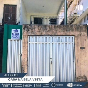 Casa com 1 quarto e 1 gabinete para alugar, 80 m² por R$ 750/mês - Bela Vista - Fortaleza/