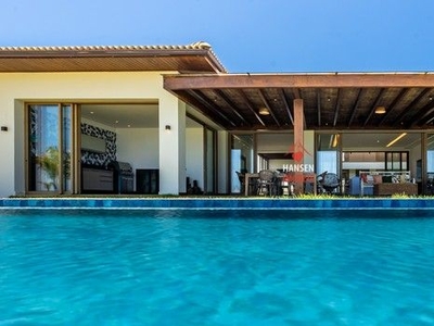 Casa de luxo frente a praia e fundo lagoa em Praia dos Lagos - Interlagos- Bahia