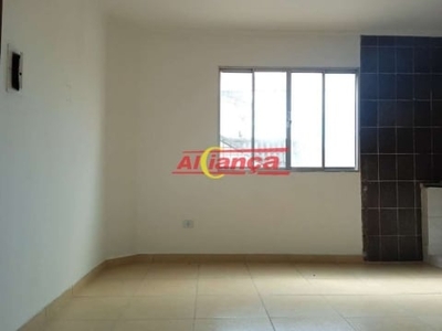 Aluguel de apartamento - 1 quarto - 45m² - vila nossa senhora de fátima, guarulhos/sp por r$800,00