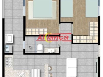 Apartamento com 2 quartos á venda 42m² - vila nova mazzei - são paulo/sp
