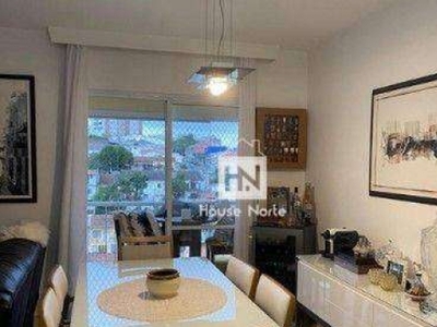 Apartamento com 3 dormitórios à venda, 104 m² por r$ 890.000 - lauzane paulista - são paulo/sp