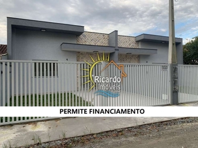 Casa com 2 quartos à venda em balneário gaivotas, matinhos , 74 m2 por r$ 380.000