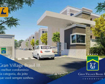 Condominio village brasil 3, apartamentos com 2 quartos
