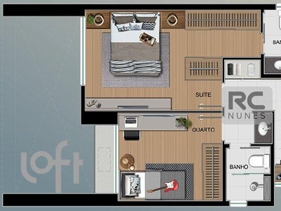 Apartamento à venda em Lourdes com 121 m², 2 quartos, 1 suíte, 3 vagas