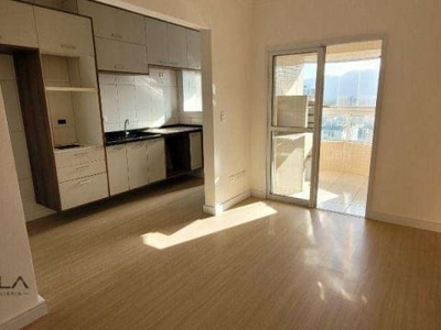 Apartamento com 1 dormitório à venda, 44 m² por r$ 280.000,00 - caiçara - praia grande/sp