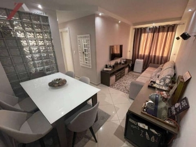 Apartamento com 2 dormitórios à venda, 50 m² por r$ 340.000,00 - vila palmares - santo andré/sp