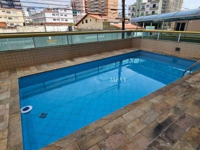 Apartamento com 2 dormitórios para alugar, 87 m² por r$ 2.500,01/mês - vila guilhermina - praia grande/sp