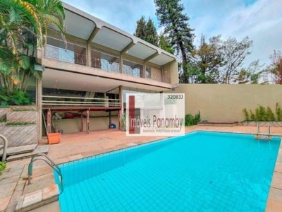 Casa, 900 m² - venda por r$ 6.000.000,00 ou aluguel por r$ 32.460,86/mês - paineiras do morumbi - são paulo/sp