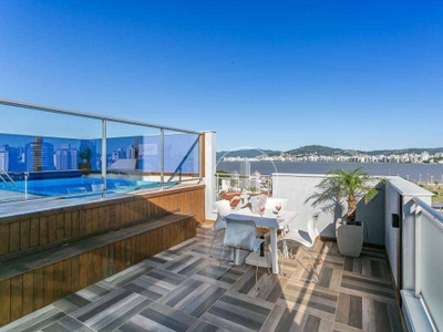 Cobertura à venda, 210 m² por r$ 1.980.000,00 - balneário do estreito - florianópolis/sc