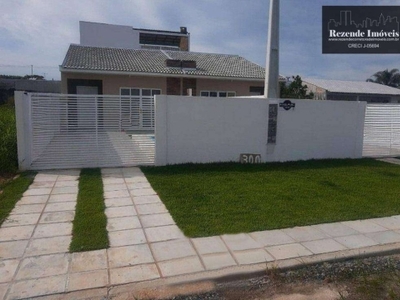 P - casa com 3 dormitórios à venda, 89 m² por r$ 370.000 - piçarras - guaratuba/pr