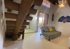 Apartamento Duplex com 1 dormitório para alugar, 45 m² por R$ 3.500,00/mês - Praia do Fort