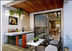 Apartamento Quarto e sala com varanra Gourmet na Pajuçara *Condição especial em 100X