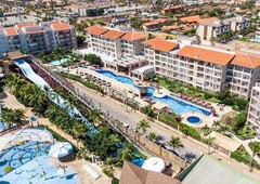 Apartamento wellness beach park resort, com 2 dormitórios à venda, 58 m² por R$ 750.000 -