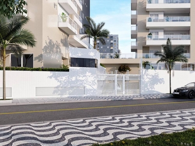 Apartamento em Vila Mirim, Praia Grande/SP de 102m² 2 quartos à venda por R$ 489.000,00