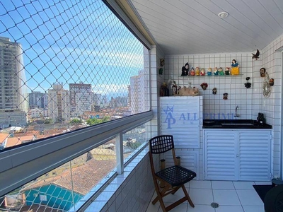 Apartamento em Boqueirão, Praia Grande/SP de 77m² 2 quartos à venda por R$ 398.900,00