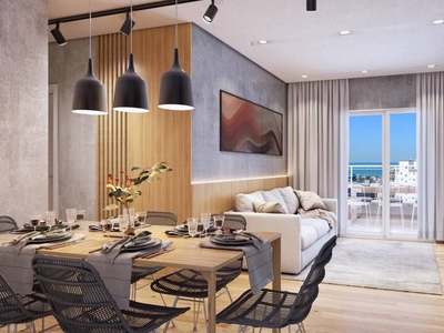 Apartamento em Vila Mirim, Praia Grande/SP de 81m² 2 quartos à venda por R$ 474.000,00