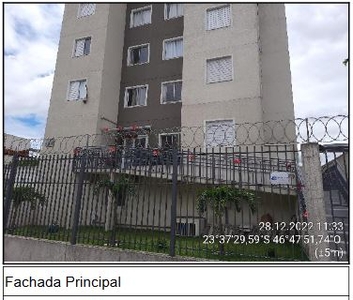 Apartamento em Jardim Salete, Taboão da Serra/SP de 50m² 2 quartos à venda por R$ 122.695,00