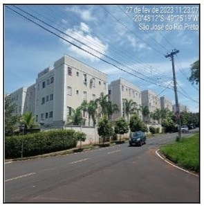 Apartamento em Residencial Macedo Teles I, São José do Rio Preto/SP de 50m² 2 quartos à venda por R$ 79.056,00