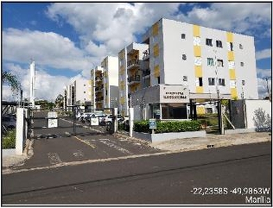 Apartamento em Vereador Eduardo Andrade Reis, Marília/SP de 50m² 2 quartos à venda por R$ 84.000,00
