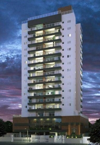 Apartamento em Vila Guilhermina, Praia Grande/SP de 59m² 1 quartos à venda por R$ 394.000,00