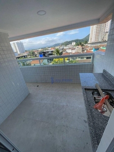 Apartamento em Vila Guilhermina, Praia Grande/SP de 77m² 2 quartos à venda por R$ 381.000,00