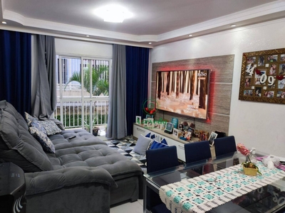 Apartamento em Vila Nossa Senhora de Fátima, Guarulhos/SP de 69m² 2 quartos à venda por R$ 402.000,00
