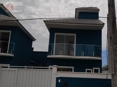 Casa em Jardim Atlântico Central (Itaipuaçu), Maricá/RJ de 81m² 2 quartos à venda por R$ 379.000,00