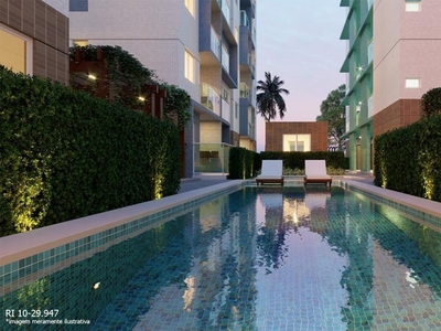 Apartamento em Altiplano Cabo Branco, João Pessoa/PB de 54m² 2 quartos à venda por R$ 283.325,00