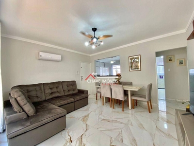 Apartamento em Boqueirão, Santos/SP de 85m² 2 quartos à venda por R$ 534.000,00 ou para locação R$ 3.400,00/mes