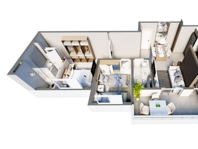 Apartamento em Canto do Forte, Praia Grande/SP de 60m² 2 quartos à venda por R$ 363.800,00