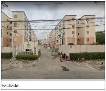Apartamento em Cosmos, Rio de Janeiro/RJ de 50m² 2 quartos à venda por R$ 129.341,00