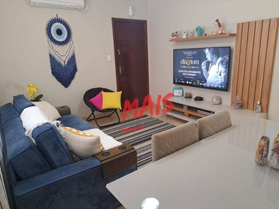 Apartamento em Embaré, Santos/SP de 78m² 2 quartos à venda por R$ 319.000,00