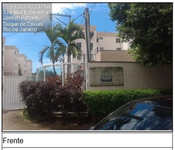 Apartamento em Jardim Barro Branco, Duque de Caxias/RJ de 50m² 2 quartos à venda por R$ 74.817,00